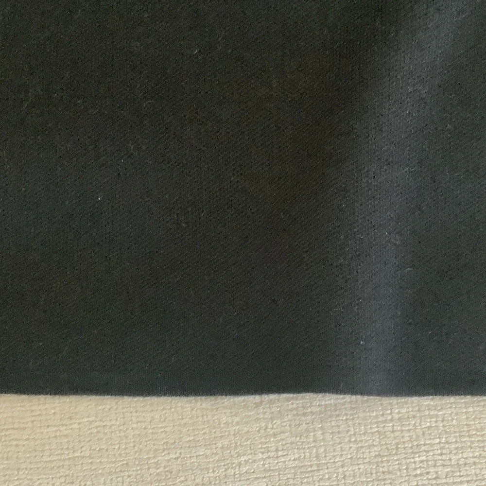 London Times Black Knit Dress  White Pearl Accents Scalloped Neckline NWT Large - Picture 8 of 8